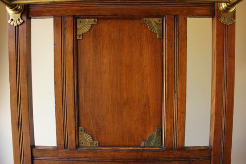 JAMES SHOOLBRED OAK HALL STICK STAND ARTS CRAFTS UMBRELLA STAND RACK - ADDITIONAL PHOTO 6