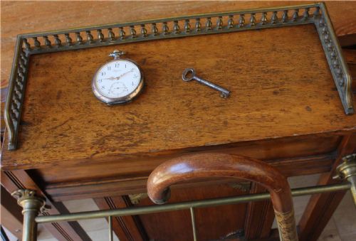 JAMES SHOOLBRED OAK HALL STICK STAND ARTS CRAFTS UMBRELLA STAND RACK - ADDITIONAL PHOTO 10