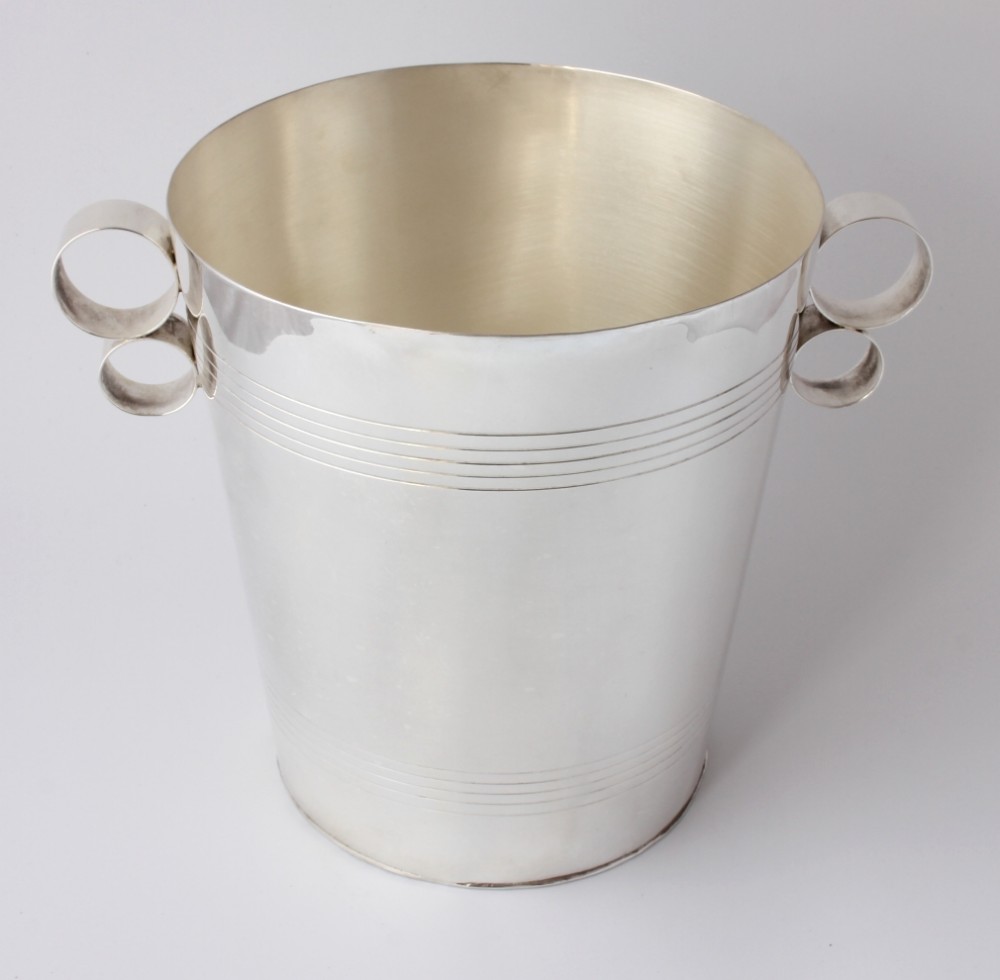 Mappin & Webb Silver Plate Champagne Wine Cooler.