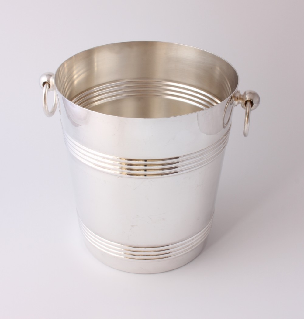 Christofle Gallia France Silver Plate Champagne Cooler Ice Bucket