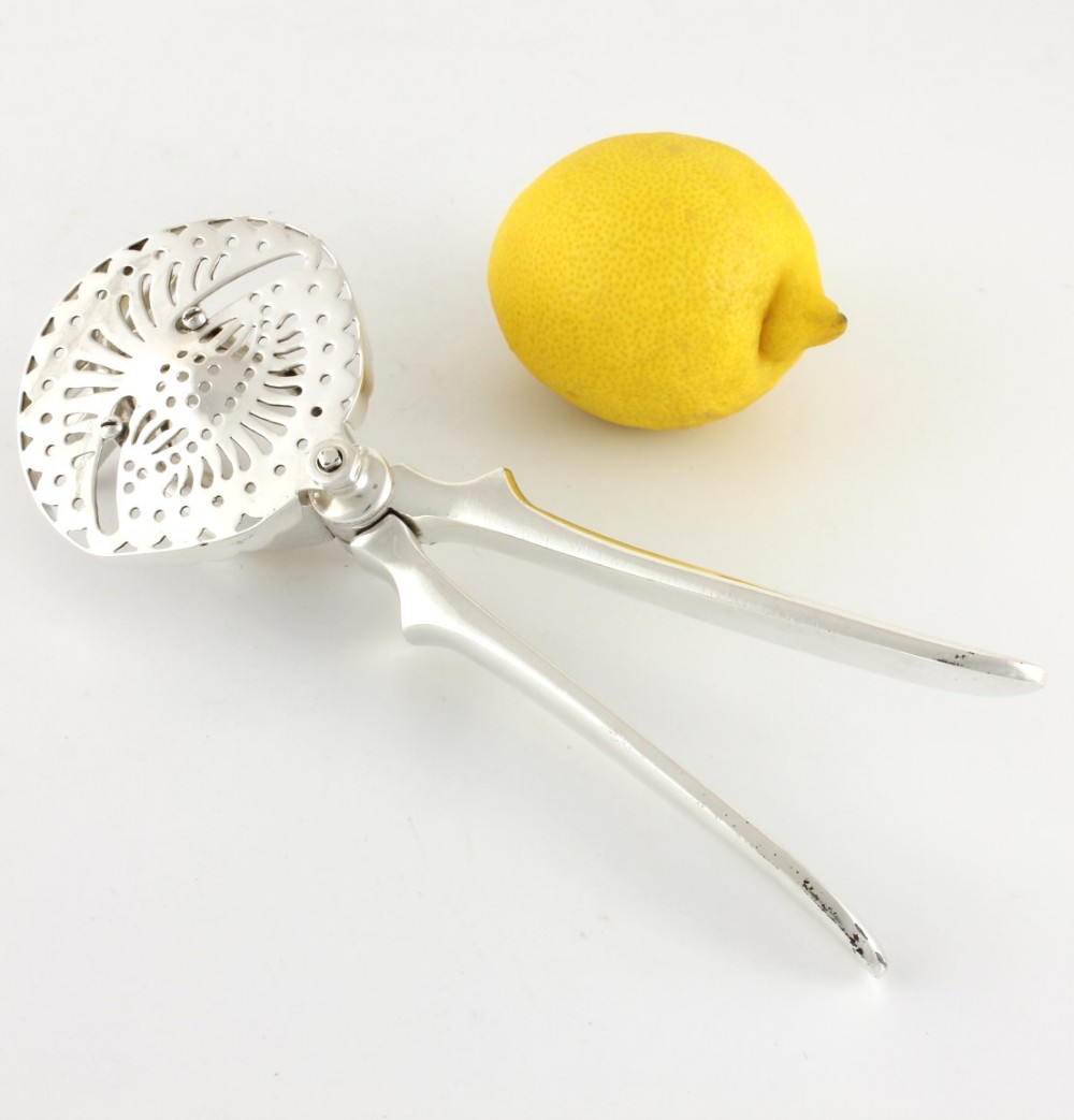 Silver Plate Lemon Squeezer Juicer.