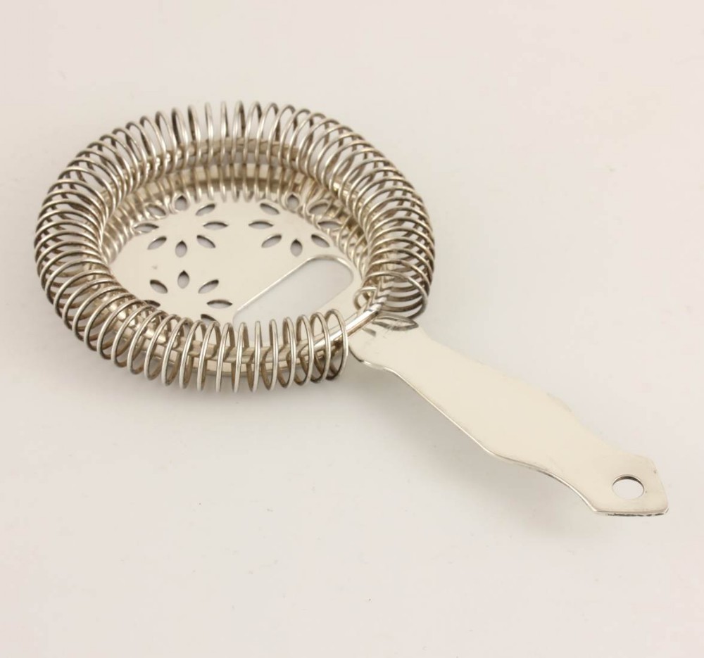 Asprey & Co Silver Plated Cocktail Strainer.