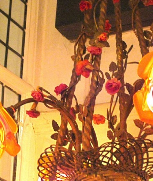fig 2. VICTORIAN BASKET OF FLOWERS CHANDELIER