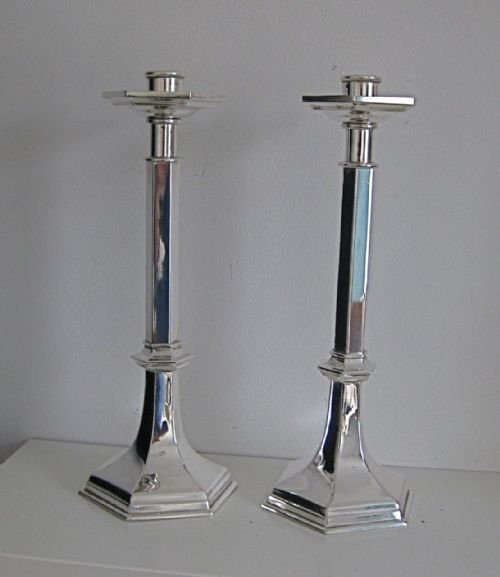 Silver Plated Candlesticks