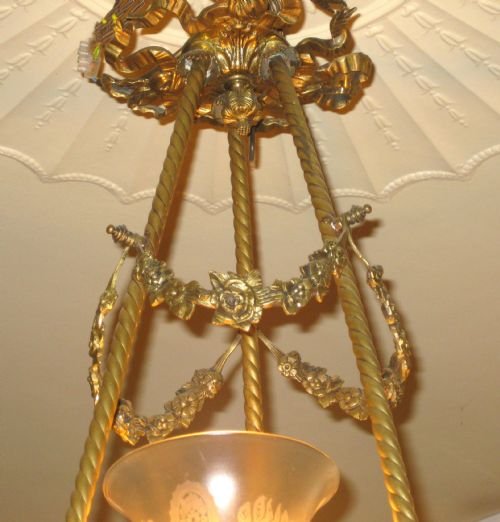 fig 1. A Victorian Torchere Chandelier