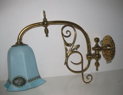 An Original Art Nouveau Gas Wall Light
