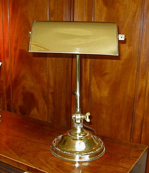 An Early 20thc Banker's Lamp