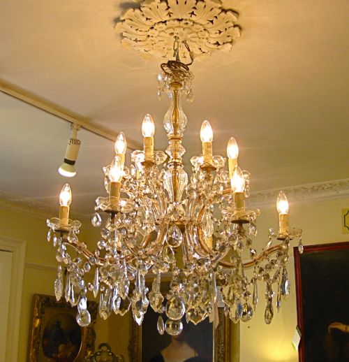 A Twelve Arm Marie Therese Chandelier