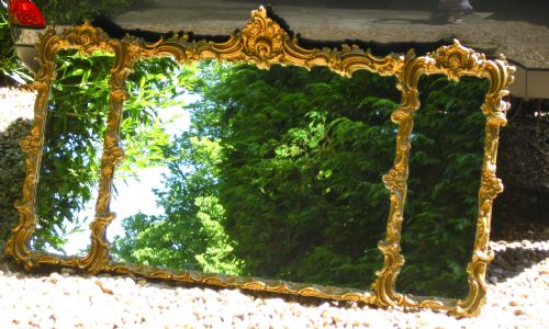 A Victorian Overmantel Mirror