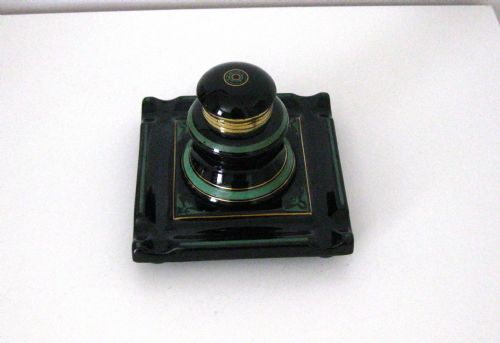 Antique Porcelain Inkwell