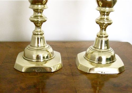 fig 1. VICTORIAN 'GOOD LUCK' CANDLESTICKS