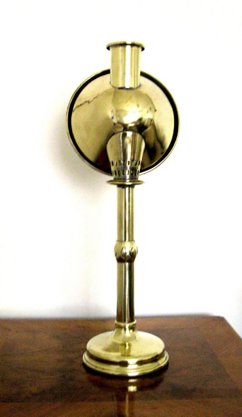 fig 1. AN ANTIQUE STUDENTS CANDLE LAMP