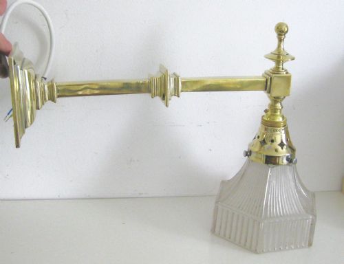 fig 2. WALL LIGHT WITH ORIGINAL HOLOPHANE SHADE
