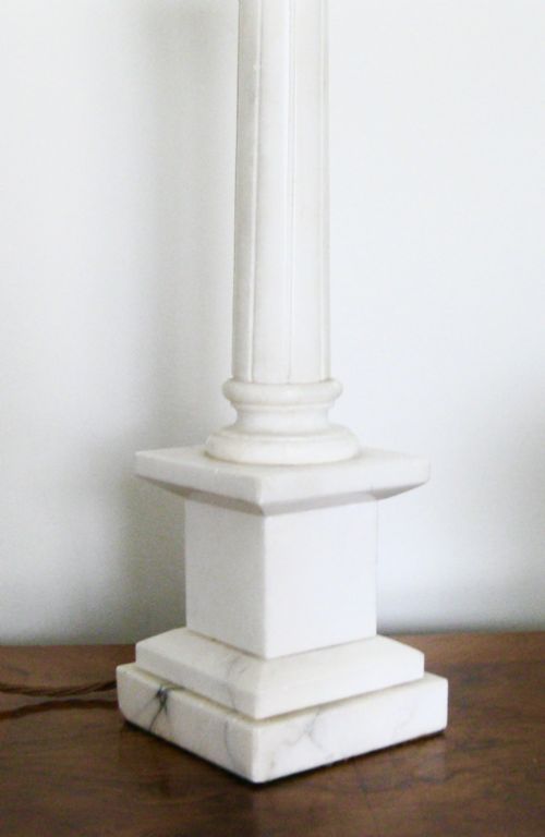 fig 1. MARBLE TABLE LAMP