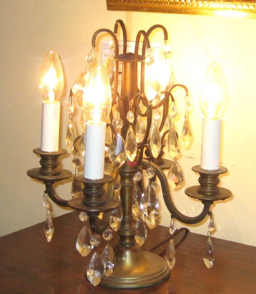 fig 2. PAIR OF CANDELABRA TABLE LAMPS