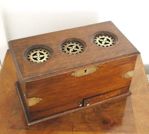 Oak Humidor Possibly Irish