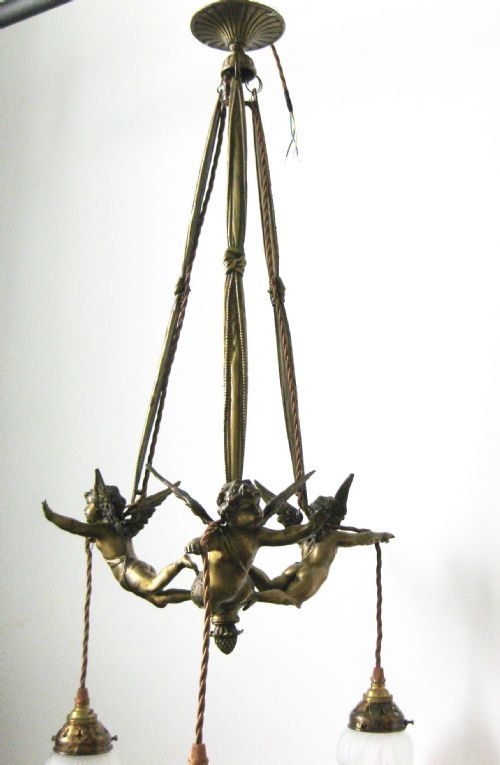 Original Flying Cherub Chandelier