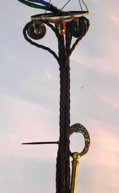 fig 2. TWO EDWARDIAN 'RISE AND FALL' LIGHTS
