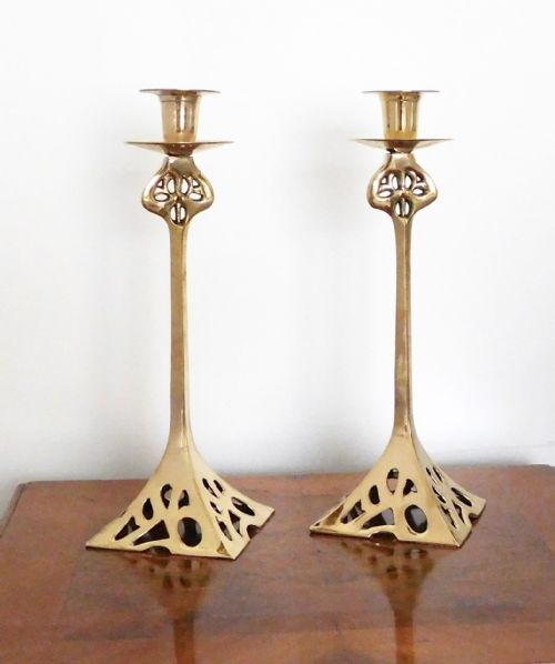 Arts and Crafts Candlesticks