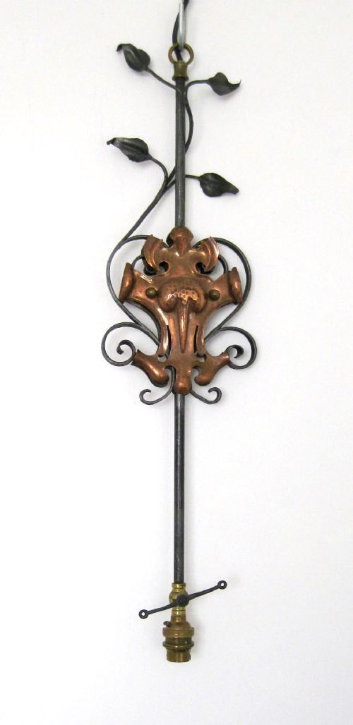 fig 1. AN ARTS AND CRAFTS GAS LIGHT