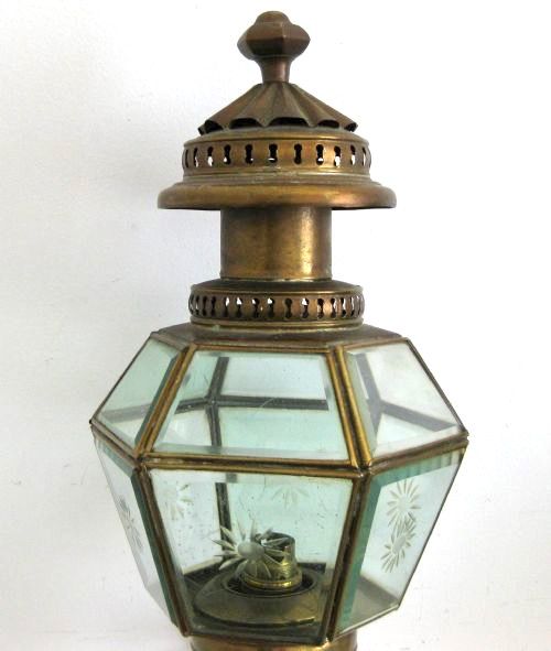 fig 2. A BRASS WALL LANTERN