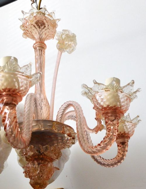 fig 2. ANTIQUE MURANO CHANDELIER