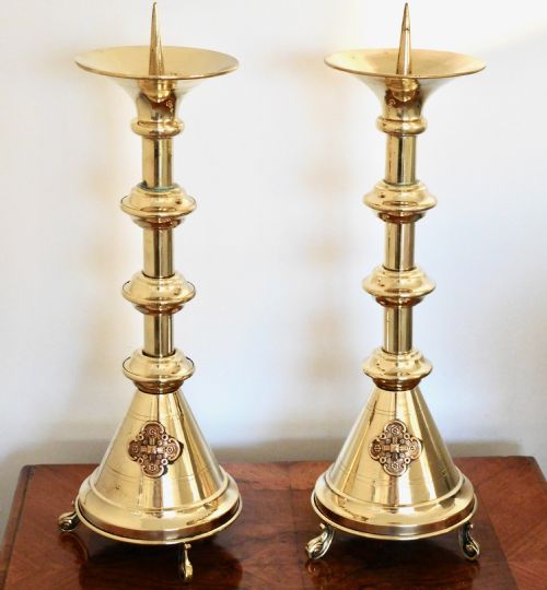 Pair of Brass Candlesticks