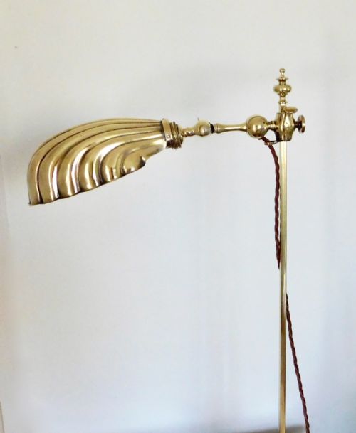 fig 1. TALL BRASS STUDENT'S LAMP