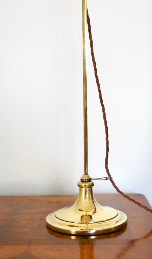fig 2. TALL BRASS STUDENT'S LAMP