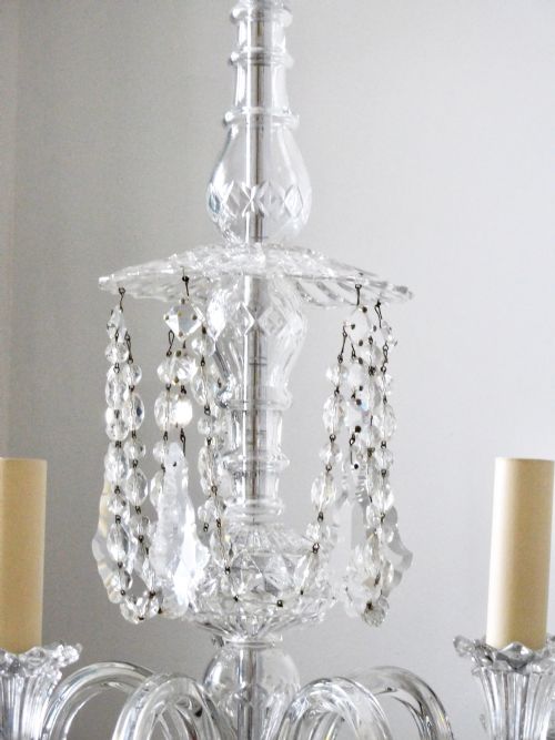 fig 3. A FIVE ARM CRYSTAL CHANDELIER