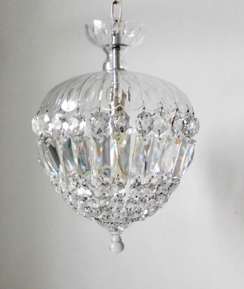 fig 2. A LARGE GLASS CEILING LIGHT