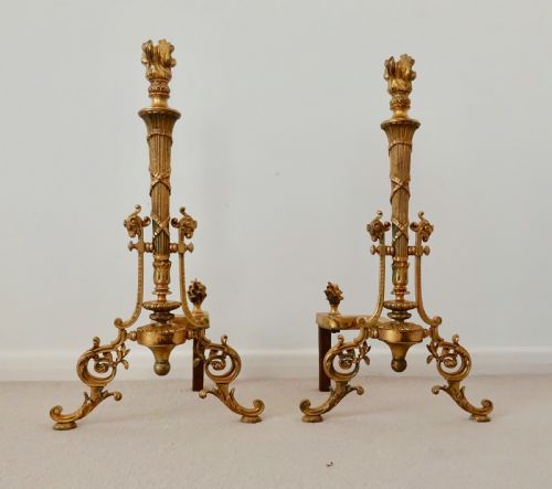 Pair Large Early Victorian  Chenet