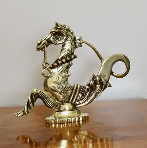 Victorian Heavy Brass Doorstop/paperweight