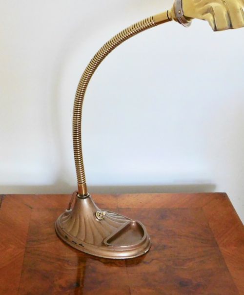 fig 2. 1930's DESK LAMP WITH SHADE