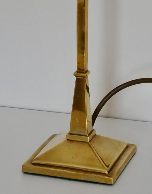 fig 1. EDWARDIAN BRASS 'STICK' LAMP