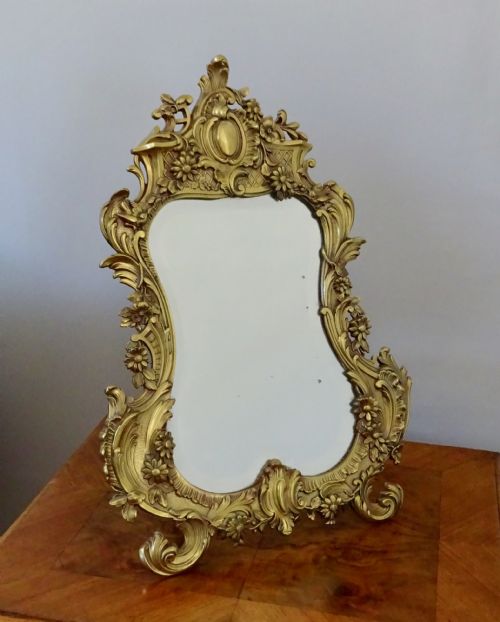 Victorian Brass  Mirror