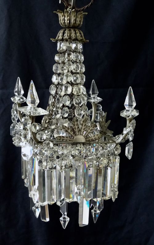 Unusual Glass Chandelier