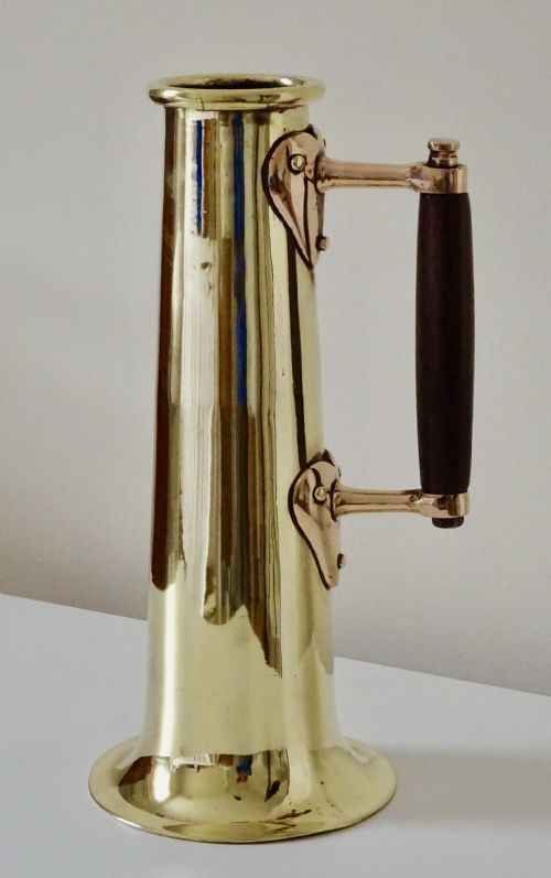fig 1. ANTIQUE BRASS AND BRONZE HYDROMETER POT