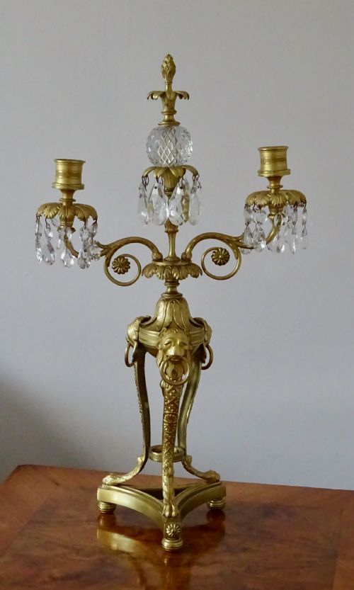 Early Victorian Ormolu Candelabra