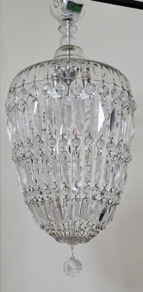 LARGE GLASS DROP CEILING LIGHT - ADDITIONAL PHOTO 1