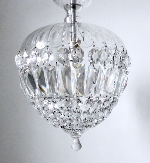 A Good Quality Glass Drop Ceiling Light