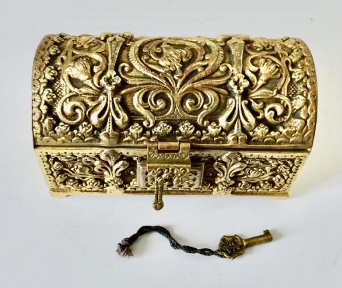 Victorian Decorative Brass Box