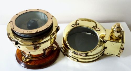 fig 1. LARGE SHIP'S BINNACLE COMPASS