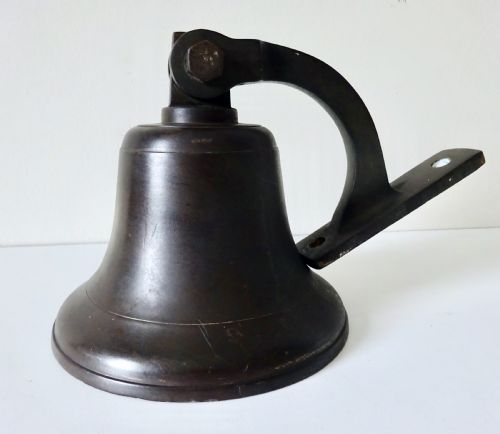 fig 1. CIRCA 1900-30 WALL MOUNTED BRONZE BELL