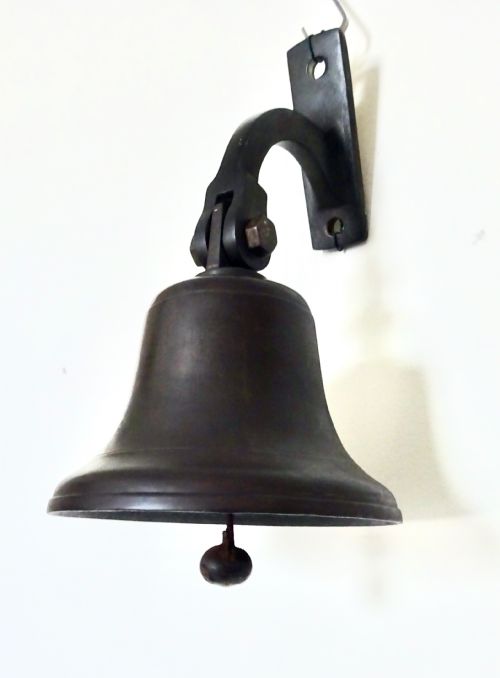 Circa 1900-30 Wall Mounted Bronze Bell