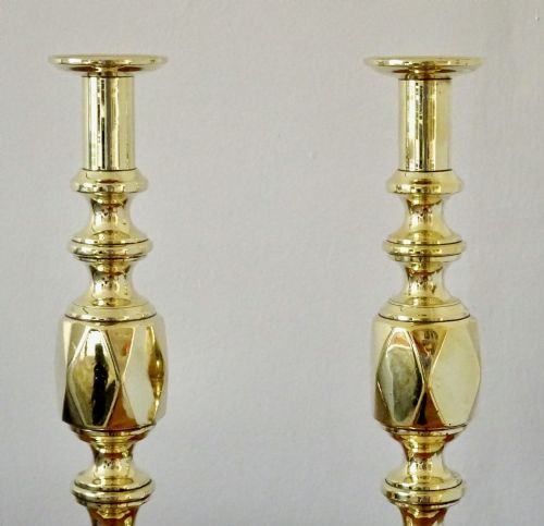 185090 FINE QUALITY BRASS CANDLESTICKS - ADDITIONAL PHOTO 3