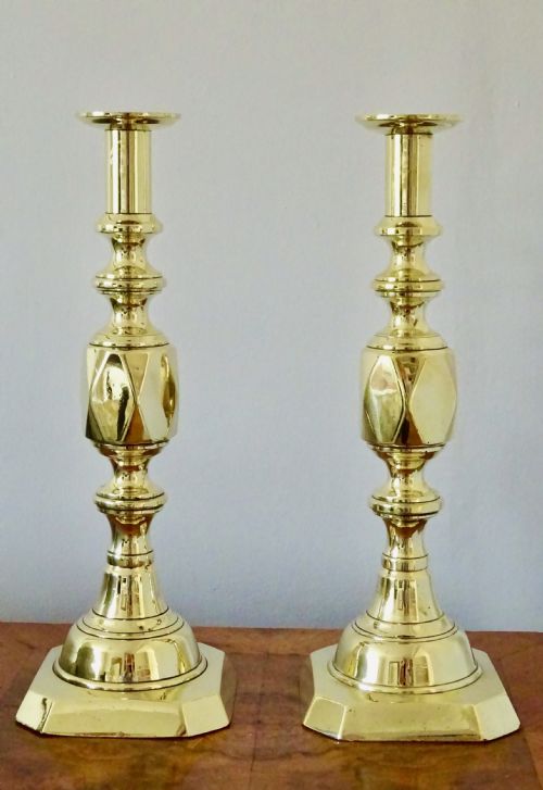 185090 FINE QUALITY BRASS CANDLESTICKS - ADDITIONAL PHOTO 4