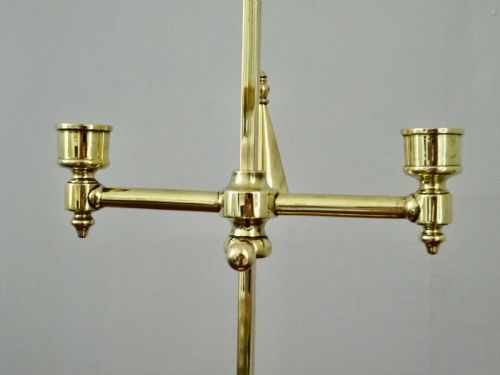 fig 1. ADJUSTABLE HEIGHT DOUBLE ARM CANDLE HOLDER AND SNUFFLER