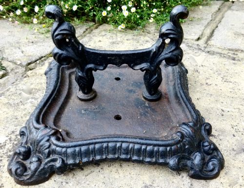 Late Victorian Cast Iron Boot Scraper