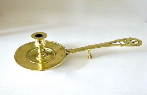 Late Victorian Long Handled Chamberstick